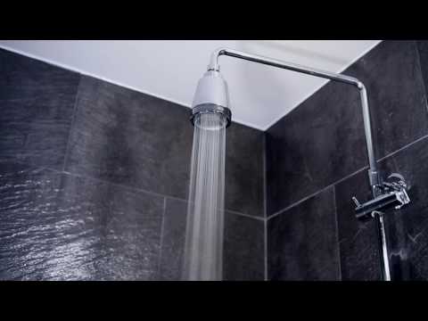 Aroma Sense Arofix-02 shower head ( Arofix-02 ) Water stream Commercial Video by KNTeC