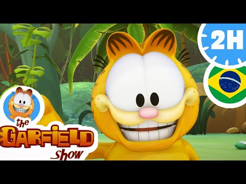 😎Garfield vai lá fora!😎 - Compilação HD