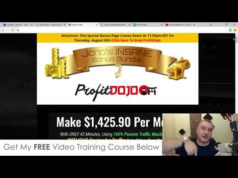 Profit Dojo Upsells - Profit Dojo Review Video