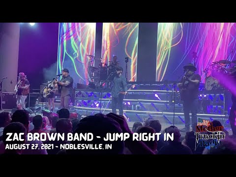 Zac Brown Band - "Jump Right In" from Noblesville, Indiana on August 27, 2021
