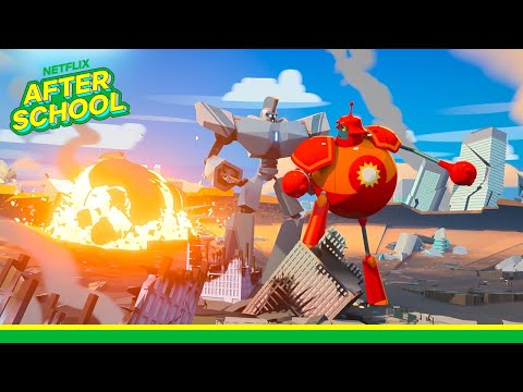 Feel The Power! It's the Super Giant Robot Brothers! ???? | Netflix After School