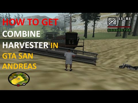 How to get Combine Harvester in GTA San Andreas