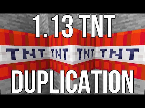 Minecraft 1.13 TNT Duplication