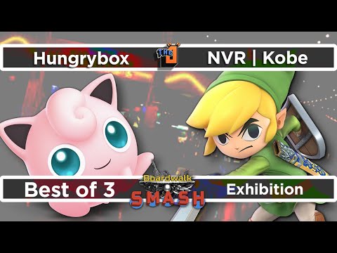 Hungrybox (Jigglypuff) vs NVR | Kobe (Toon Link) Exhibition Match - Boardwalk Smash #37 - SSBU
