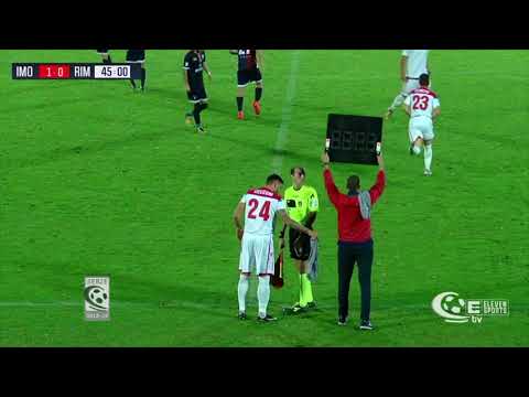 Calcio serie C Girone B.  Imolese vs Rimini 3- 1