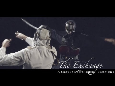 Samurai vs. Fencing Sparring Swordfight. The Exchange- Smashbox Studios
