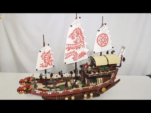 Lego Ninjago Destiny's Bounty 70618 Quick Overview functions, parts, minifigures