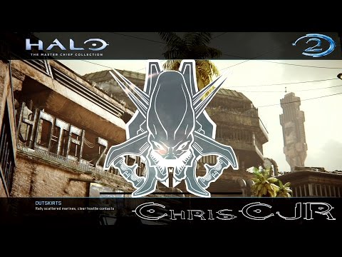 HALO 2 Anniversary Legendary Mission 4 Outskirts. 2 Players Xbox Live 1080p.