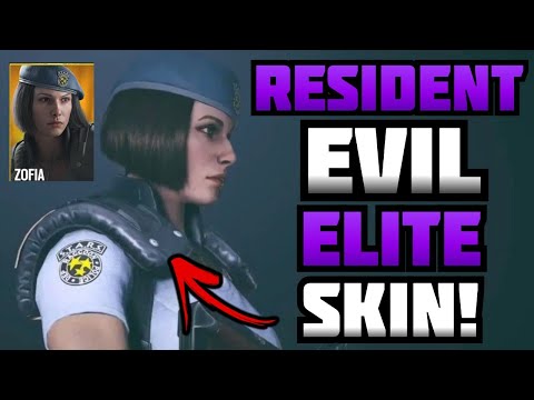 RESIDENT EVIL ELITE SKINS! (NEW Zofia Elite Skin) - Rainbow Six Siege Crimson Heist