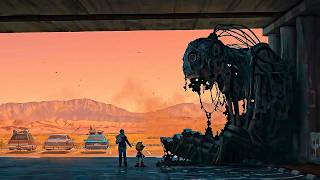 Em 2098, a humanidade finalmente chegou a Marte e criaram fazendas de robôs com I.A