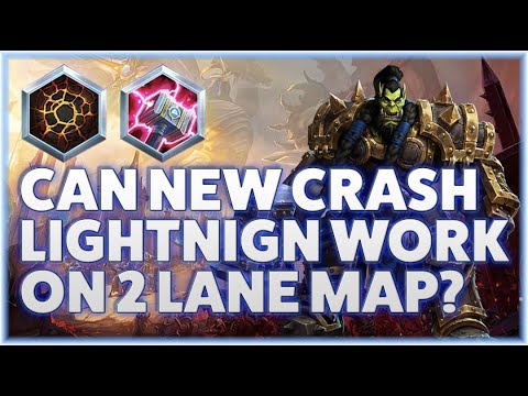 Thrall Earthquake - CAN NEW CRASH LIGHTNING WORK ON 2 LANE MAP? - Grandmaster Storm League