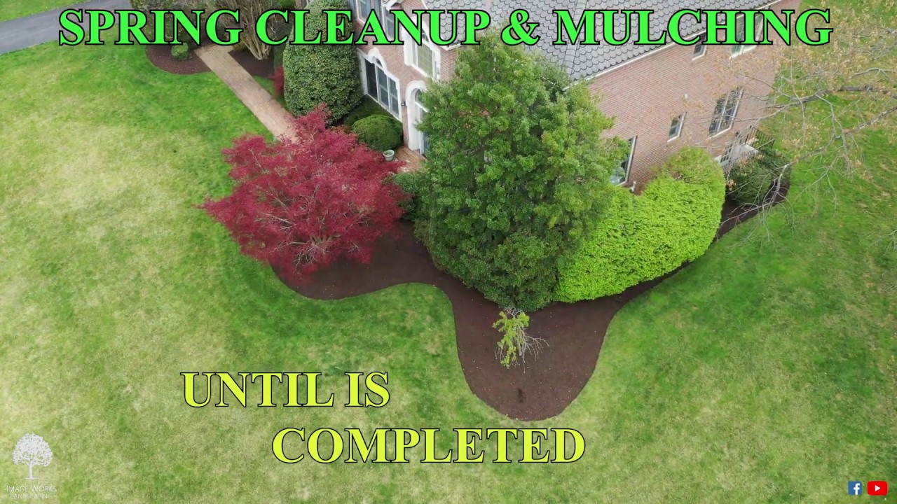 Spring Cleanup Mulch for Residential Properties by Image Works Landscaping