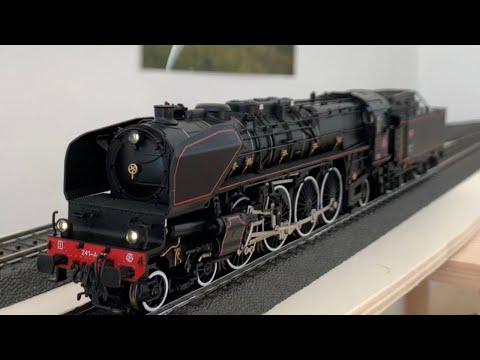 #2# SPECIAL - CLARO STAZIONE H0 - La maestosa vaporiera francese 241A-65 SNCF...