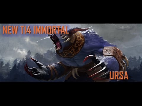 DOTA 2 -- NEW TI4 IMMORTALS: Ursa (Swift Claw)