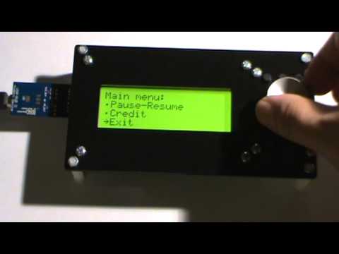 Phi panel rotary encoder keypad long menu