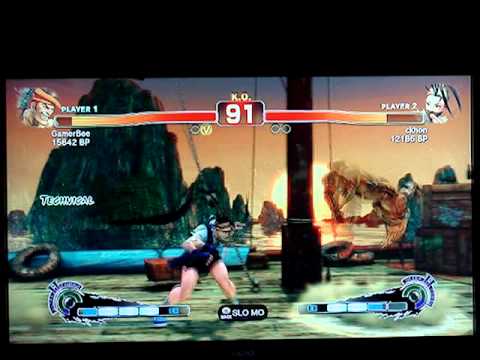 SSF4: GamerBee (Adon) vs ckhon (Ibuki) - Japanese XBL ranked