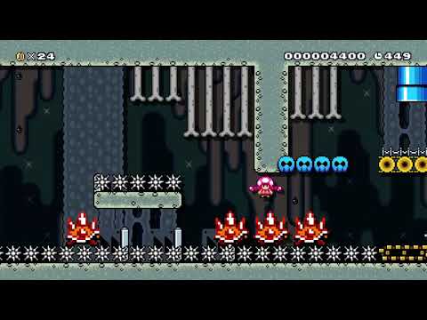 Spiny Spinner by Blue_Yoshi [Super Mario Maker 2]