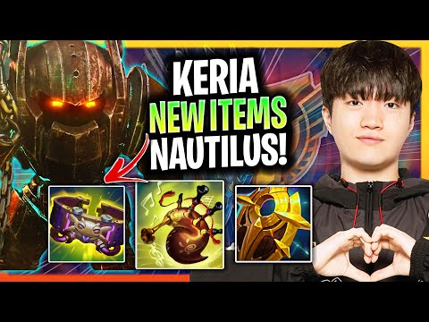 KERIA BRINGS BACK NAUTILUS IN SOLOQ! *NEW ITEMS* | T1 Keria Plays Nautilus Support vs Lulu!