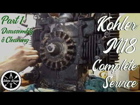 Kohler Magnum M18 Complete Service - Part 1: Disassembly & Cleaning