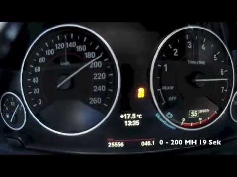 BMW 335i F30 M-Performance + Akrapovic Sound and Acceleration