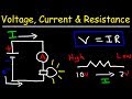 Voltage Current and Resistance