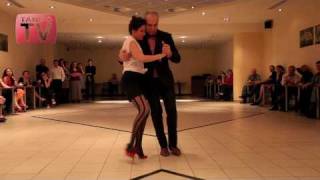 Alexander Cherenkov and Anna Pivovarova, Russia, Moscow, Milonga in rest."Le Cafe", 12.03.2010  (3)