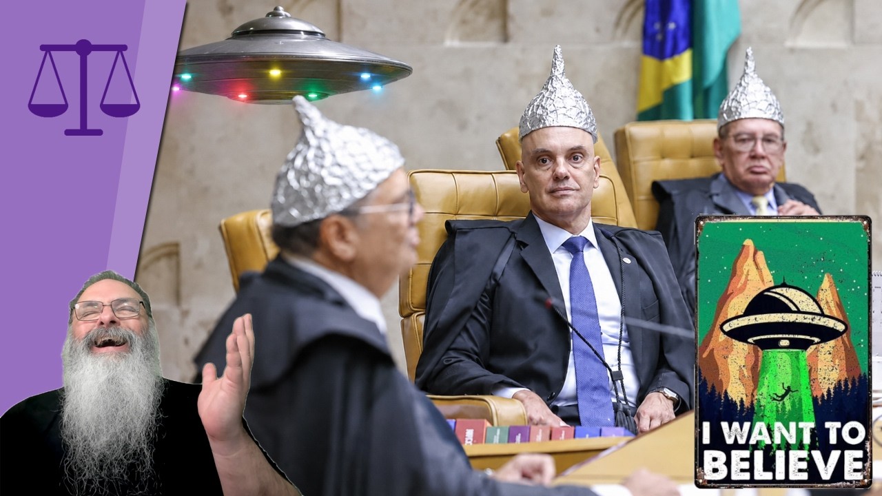 BANDA PODRE do STF está IMBUÍDA na TEORIA da CONSPIRAÇÃO de que SÃO PERSEGUIDOS pela SOCIEDADE