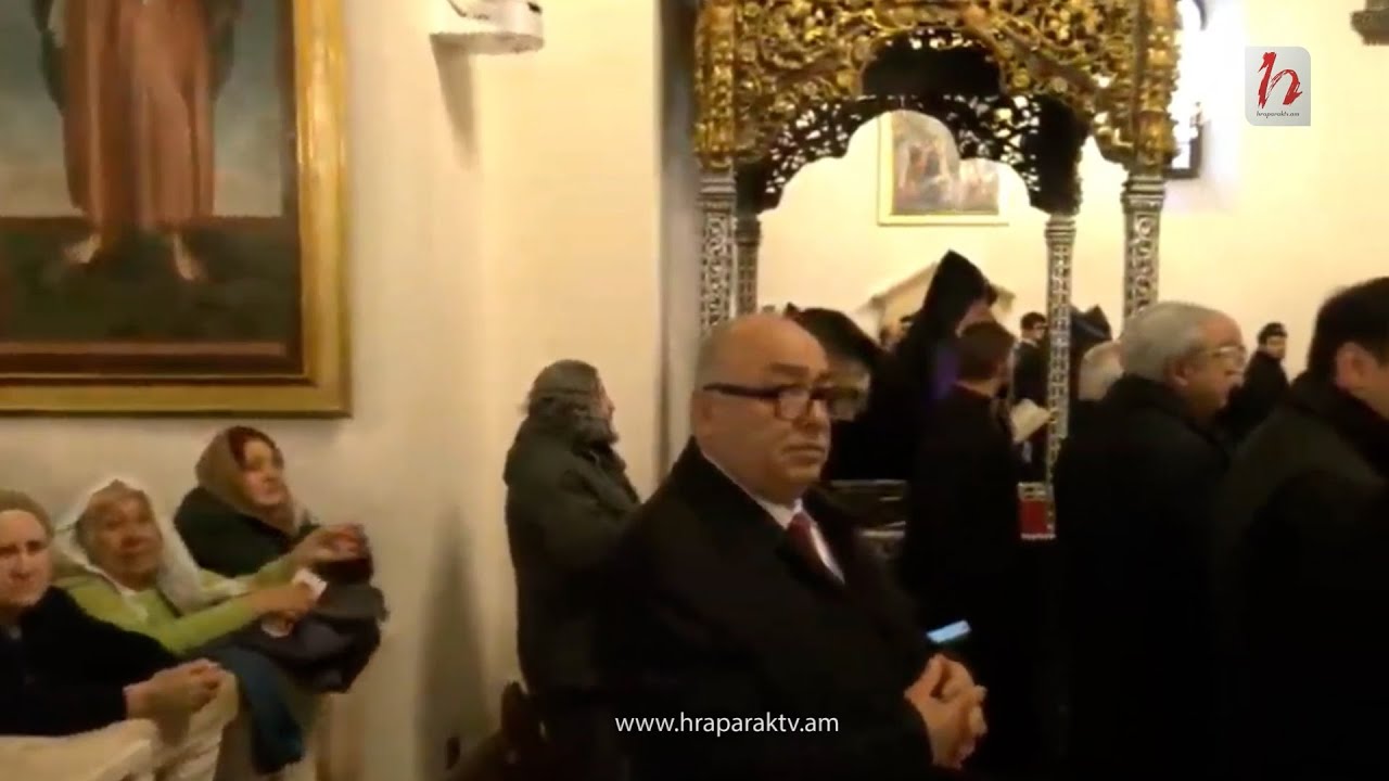 Գաբրիել Ջեմբերջյանը Մայր Աթոռում ներկա է ժամերգությանը