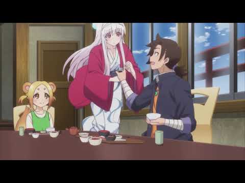 Yuragi sou - Kogarashi and yuuna looks like a married couple
