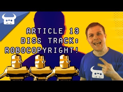 Somebody remix this before it's illegal... ROBOCOPYRIGHT!