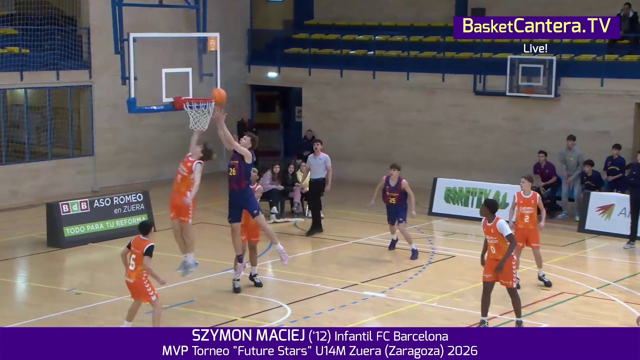 SZYMON MACIEJ NAGORSKI ('12) Infantil FC Barcelona. MVP Torneo 