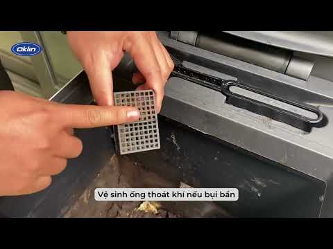 CÁCH VỆ SINH ỐNG THOÁT KHÍ CỦA THIẾT BỊ OKLIN GG-02