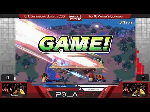CFL Smackdown 206 Ultimate - Brand (Richter) vs Goblin (Roy) - Winners Quarters