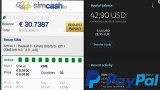 SimCash.io - Sell Your Unused SMS - Payment Proof (PayPal) Bitcoin, Dogecoin, Ripple