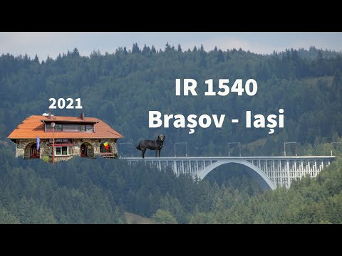 Călătorie cu trenul IR 1540 (Brașov - Iași) în luna august 2021