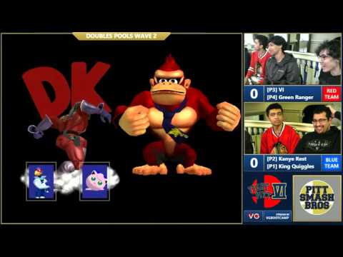 FPVI Doubles - Green Ranger & VI Vs. Kanye Rest & King Quiggles - SSBM Pools - Smash Melee