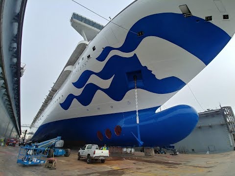 Grand Princess - Dry Dock 2019
