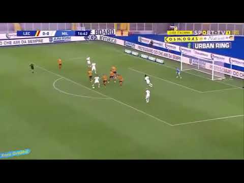 AC Milan vs lecce 4#1 all goals highlights