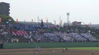 明豊　大分大会　夏の決勝での応援風景