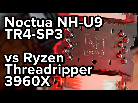 Procesoriaus Aušintuvas - Noctua NH-U9 TR4-SP3 video