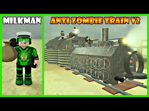 AMAZING! Aku Membuat Kereta Armor Berduri Anti Zombie - Roblox Dead Rails