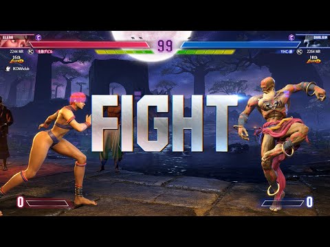 Street Fighter 6 🔥 DOGURA (#1 Ranked Elena) Vs YHC MOCHI (#1 Ranked Dhalsim)🔥SF6 High Level Matches!