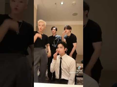 seventeen party like a rockstar tiktok #hoshi #jeonghan #scoups #joshua
