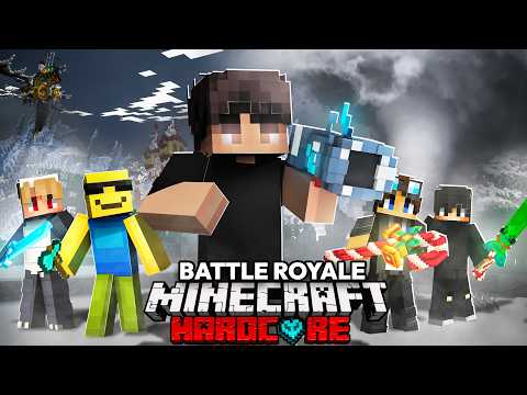 100 Players Simulate The Winter BATTLE ROYALE in Minecraft!