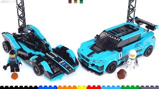 🔄 LEGO Speed Champions Formula E Panasonic Jaguar & I PACE eTROPHY review! 76898 re-upload