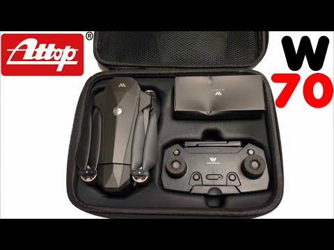 Attop W70 4K GPS Drone Setup Flight and Review #drone