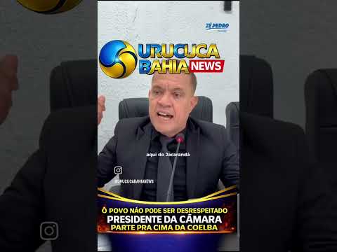 O POVO NÃO PODE SER DESRESPEITADO”: PRESIDENTE DA CÂMARA ZÉ PEDRO CASTRO PARTE PRA CIMA DA COELBA