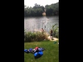 Kid Jumps In A Lake Because He Lost In Rock Paper Scissors
