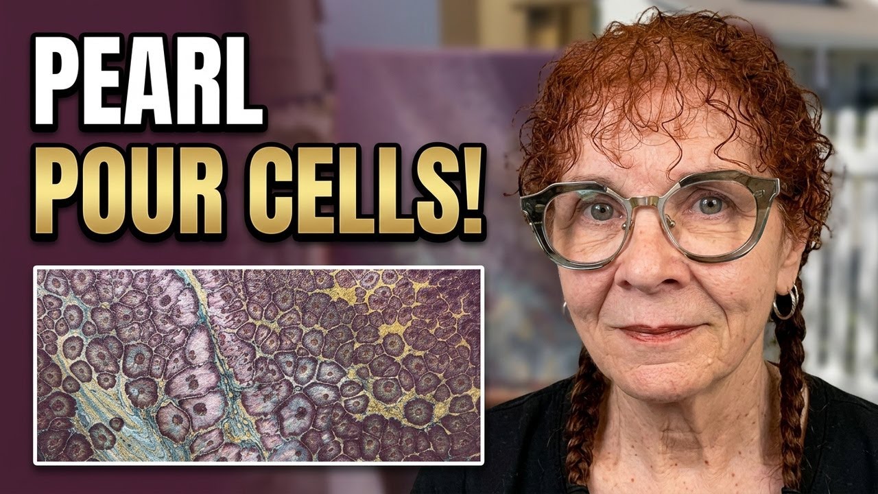 Fluid Art Pearl Pour | Watch the Pearls Form in Real Time