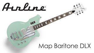 Video thumbnail for Showcase: Airline Map Baritone DLX by Eastwood Guitars